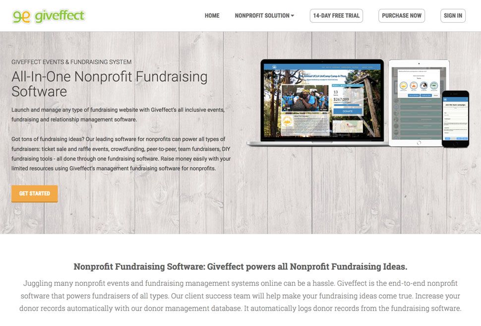 Nonprofit Fundraising Management Software Giveffect